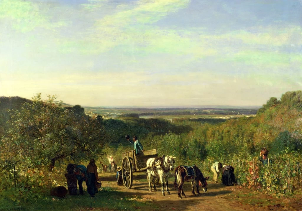 Vendemmia sulle rive della Senna a Suresnes - Musee d'Orsay, Parigi